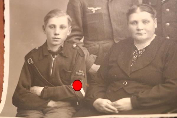 altes Familienfoto - Söhne alle in Uniform  aus Süderbarup